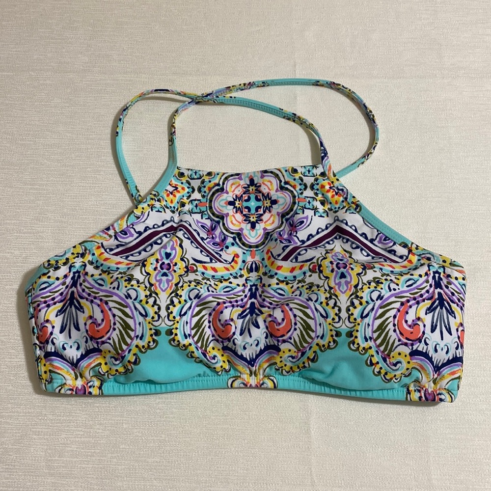 REACTION by Kenneth Cole Women's Halter Style Bikini Top Size S